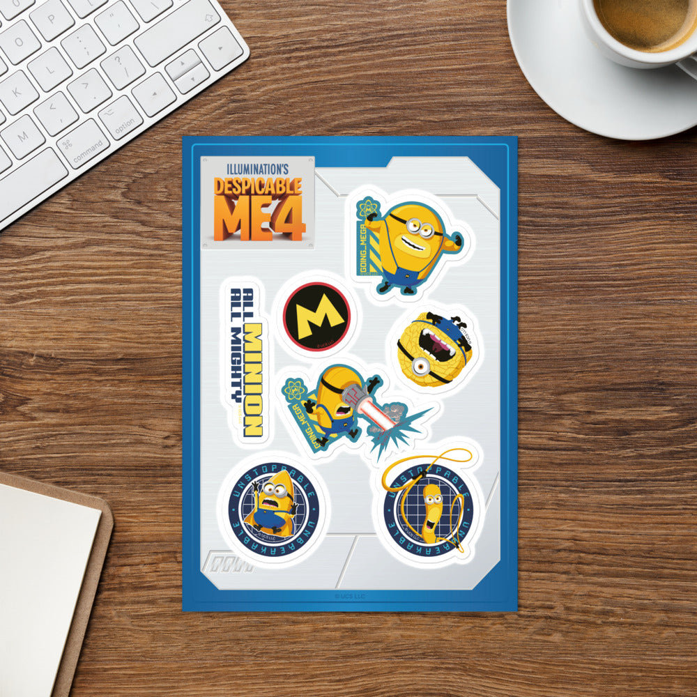 Despicable Me Sticker Making Despicable Me 4 Sticker Sheet