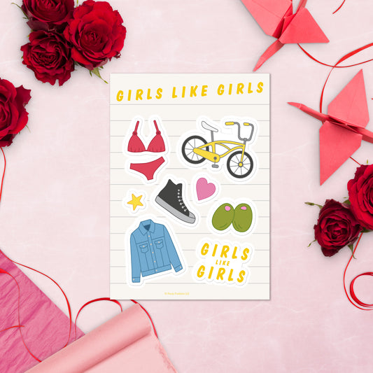 Girls Like Girls Sticker Set