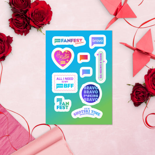 Bravo Fan Fest Sticker Sheet