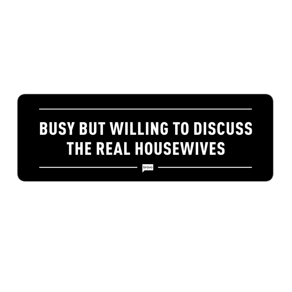 The Real Housewives Stickers Willing To Discuss