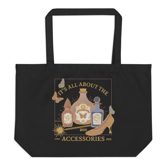 Wicked It's All About The Accessories Large Eco Tote Black