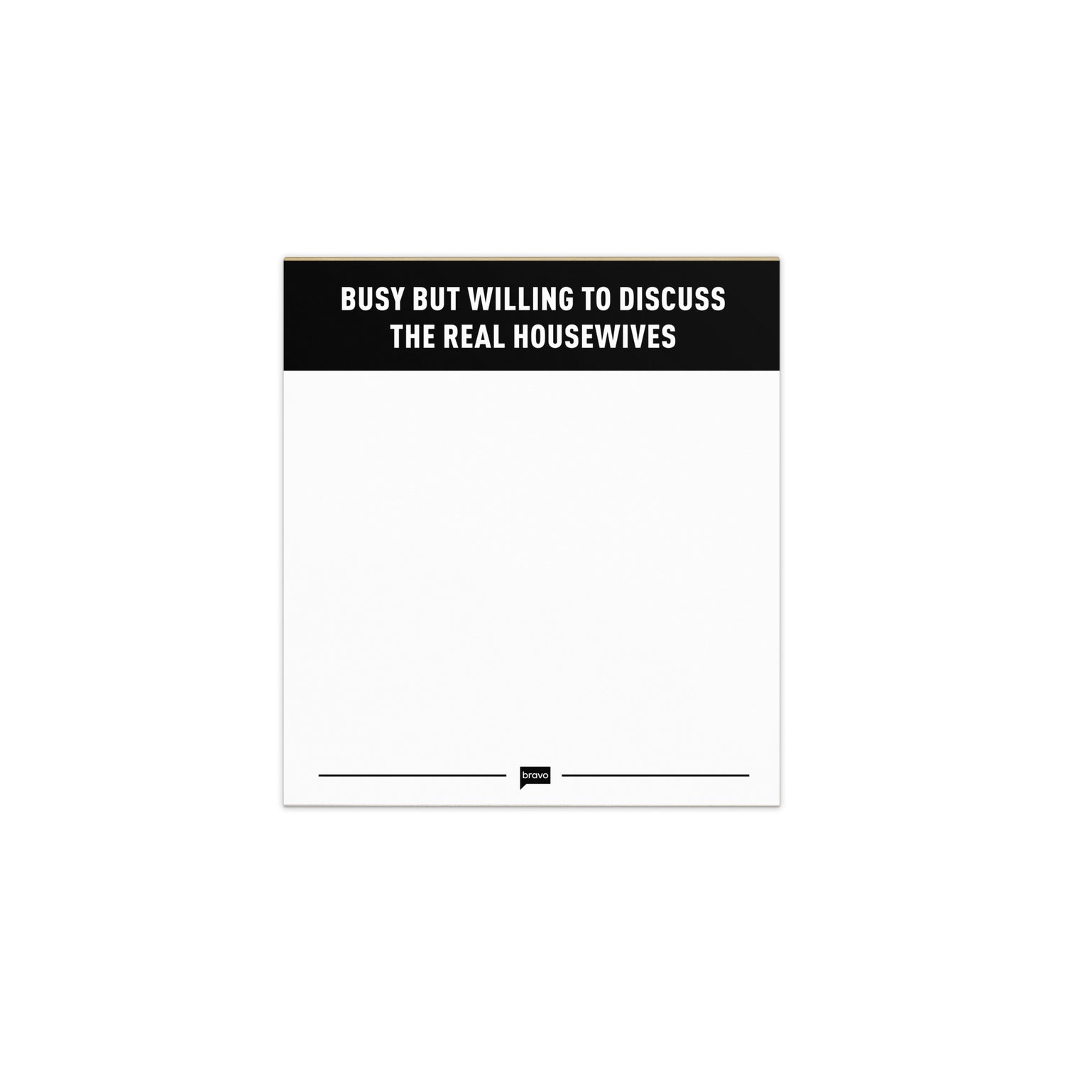 The Real Housewives Notepad Willing To Discuss