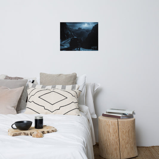 Nosferatu Castle Premium Poster