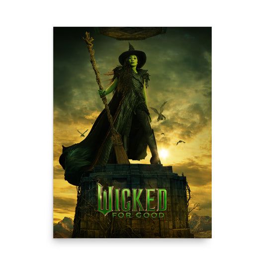 Wicked: For Good Key Art Poster Elphaba