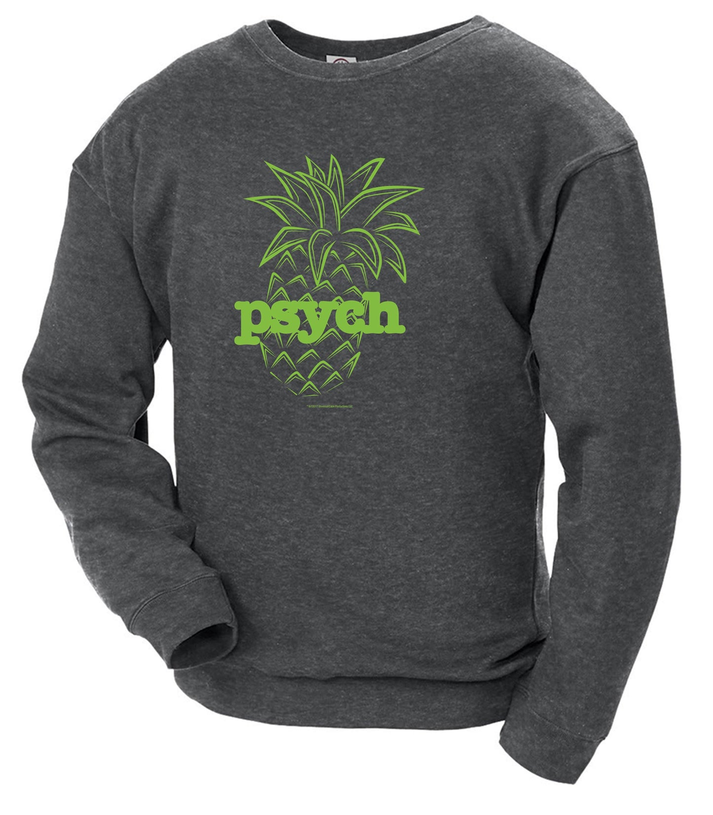 Psych Pineapple Fleece Crewneck Sweatshirt