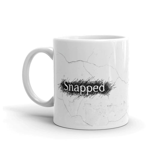 Snapped Logo Cracked White Mug
