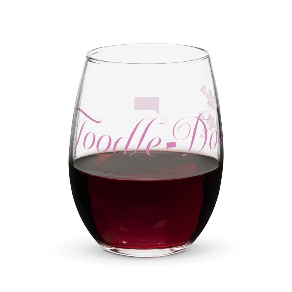 The Real Housewives of Potomac Stemless Wine Glass Toodle-doo