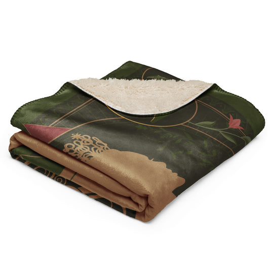 Wicked Enchanted Elements Elphaba & Glinda Sherpa Blanket