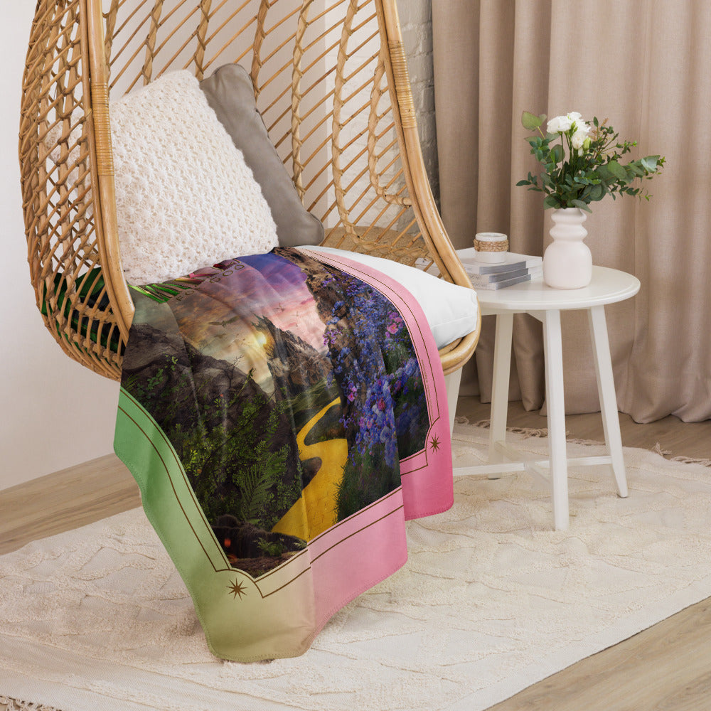 Wicked: For Good Key Art Sherpa Blanket
