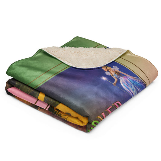Wicked: For Good Key Art Sherpa Blanket
