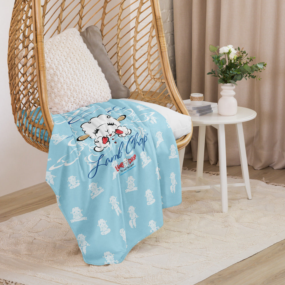 Lamb Chop Sherpa Blanket Angel