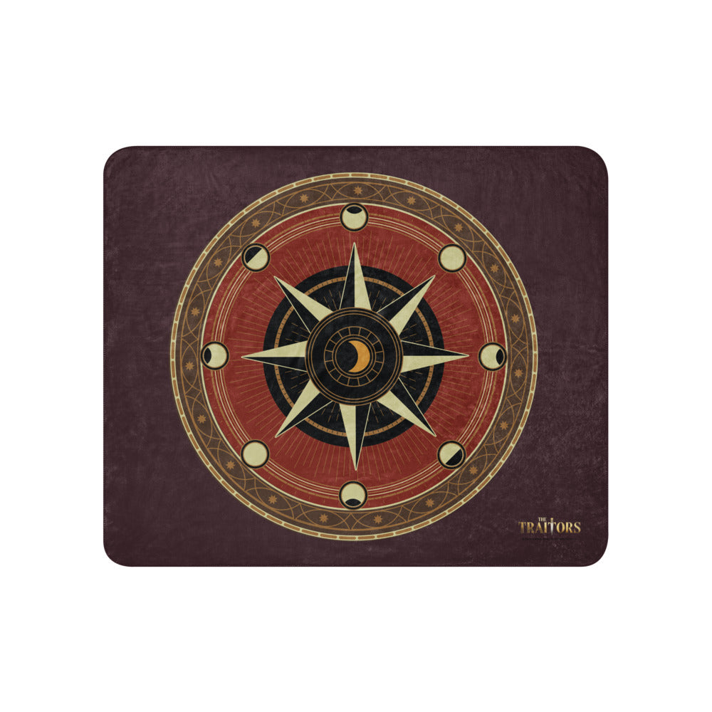 The Traitors Round Table Sherpa Blanket 50 in x 60 in
