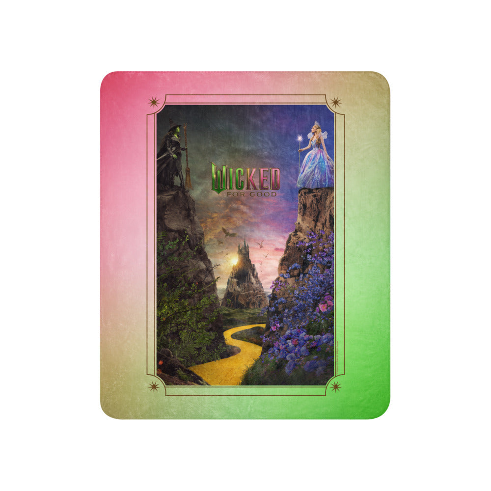 Wicked: For Good Key Art Sherpa Blanket 50 in x 60 in