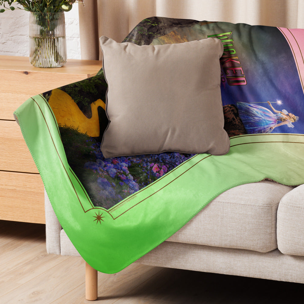 Wicked: For Good Key Art Sherpa Blanket