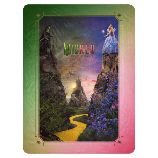 Wicked: For Good Key Art Sherpa Blanket 60 in x 80 in