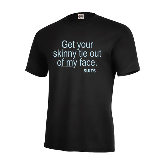 Suits Skinny Tie Adult Short Sleeve T-Shirt
