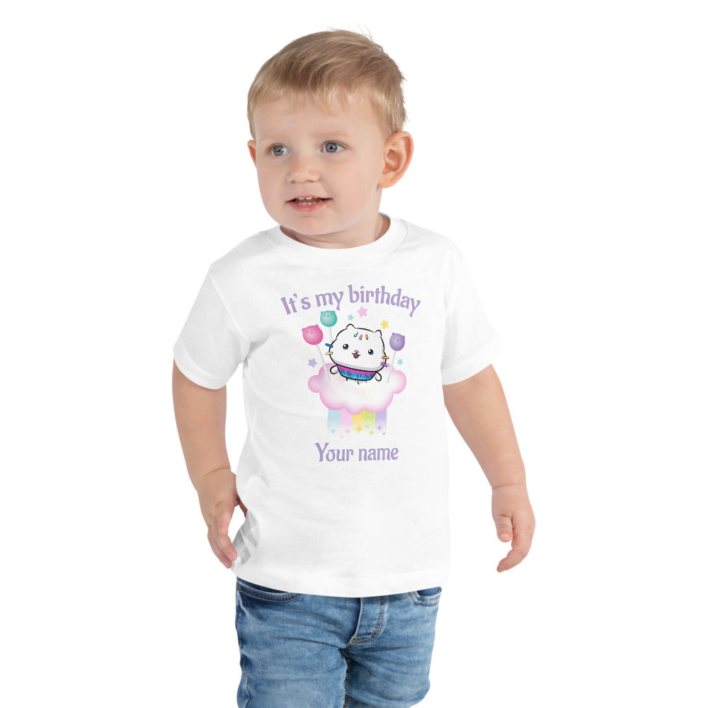 Gabby's Dollhouse The Movie Personalized Birthday Toddler T-Shirt