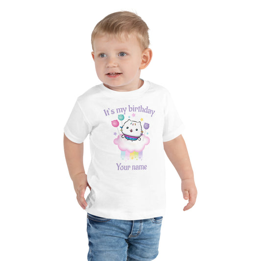 Gabby's Dollhouse The Movie Personalized Birthday Toddler T-Shirt