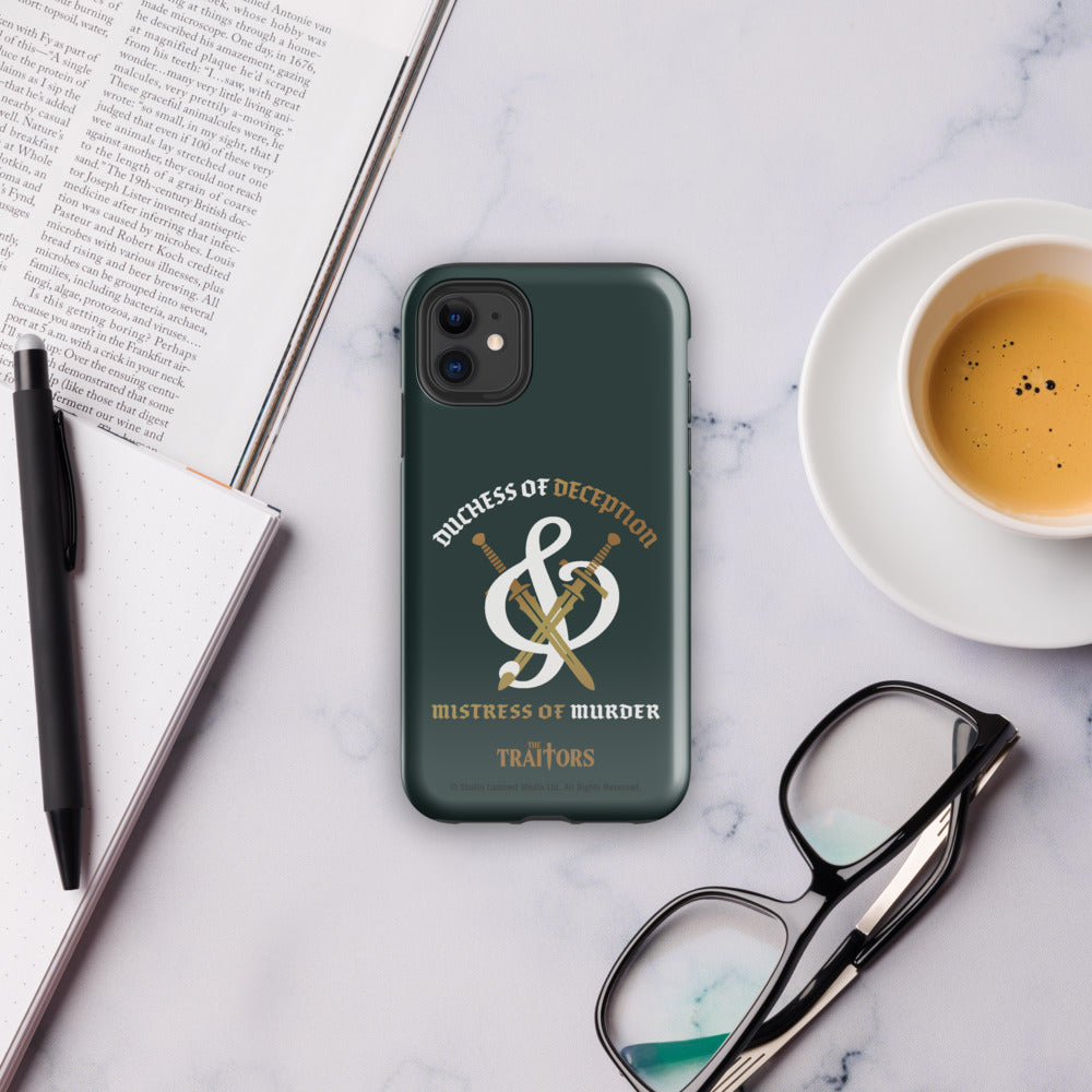 The Traitors Duchess of Deception and Mistress of Murder Tough iPhone Case