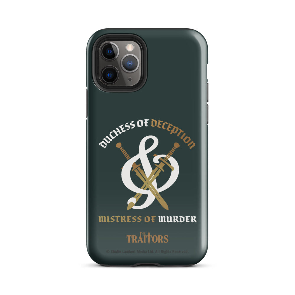 The Traitors Duchess of Deception and Mistress of Murder Tough iPhone Case iPhone 11 Pro