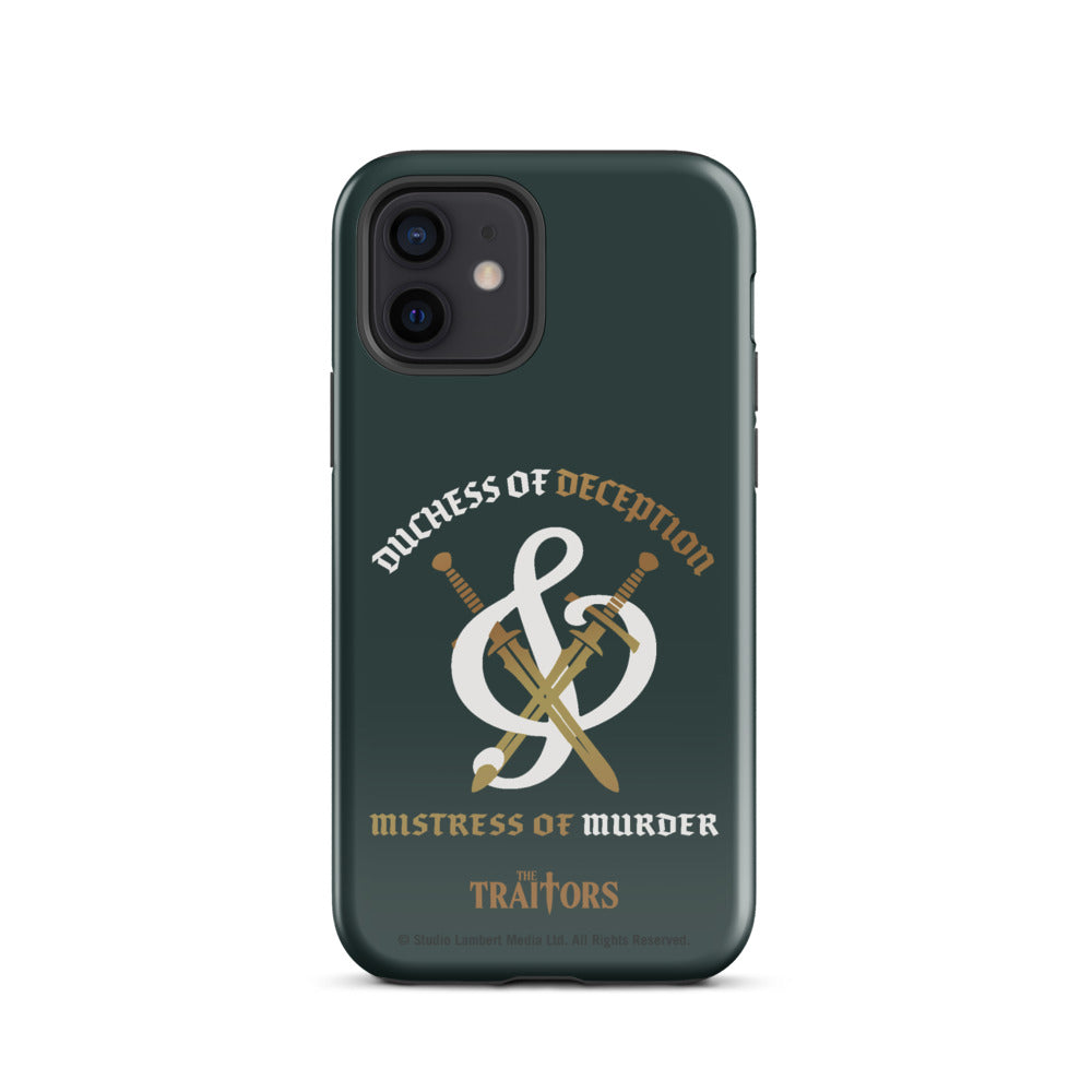 The Traitors Duchess of Deception and Mistress of Murder Tough iPhone Case iPhone 12