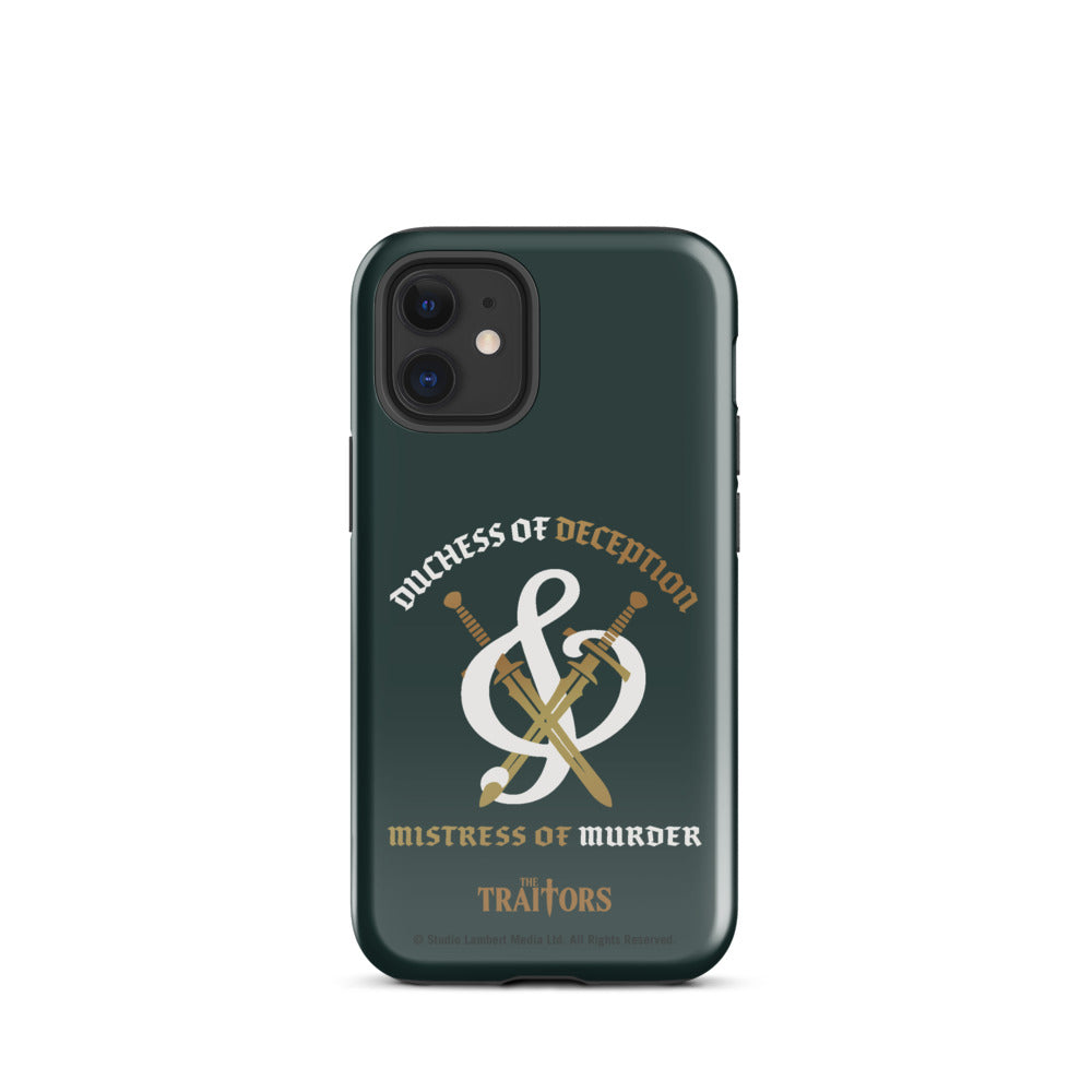 The Traitors Duchess of Deception and Mistress of Murder Tough iPhone Case iPhone 12 Mini