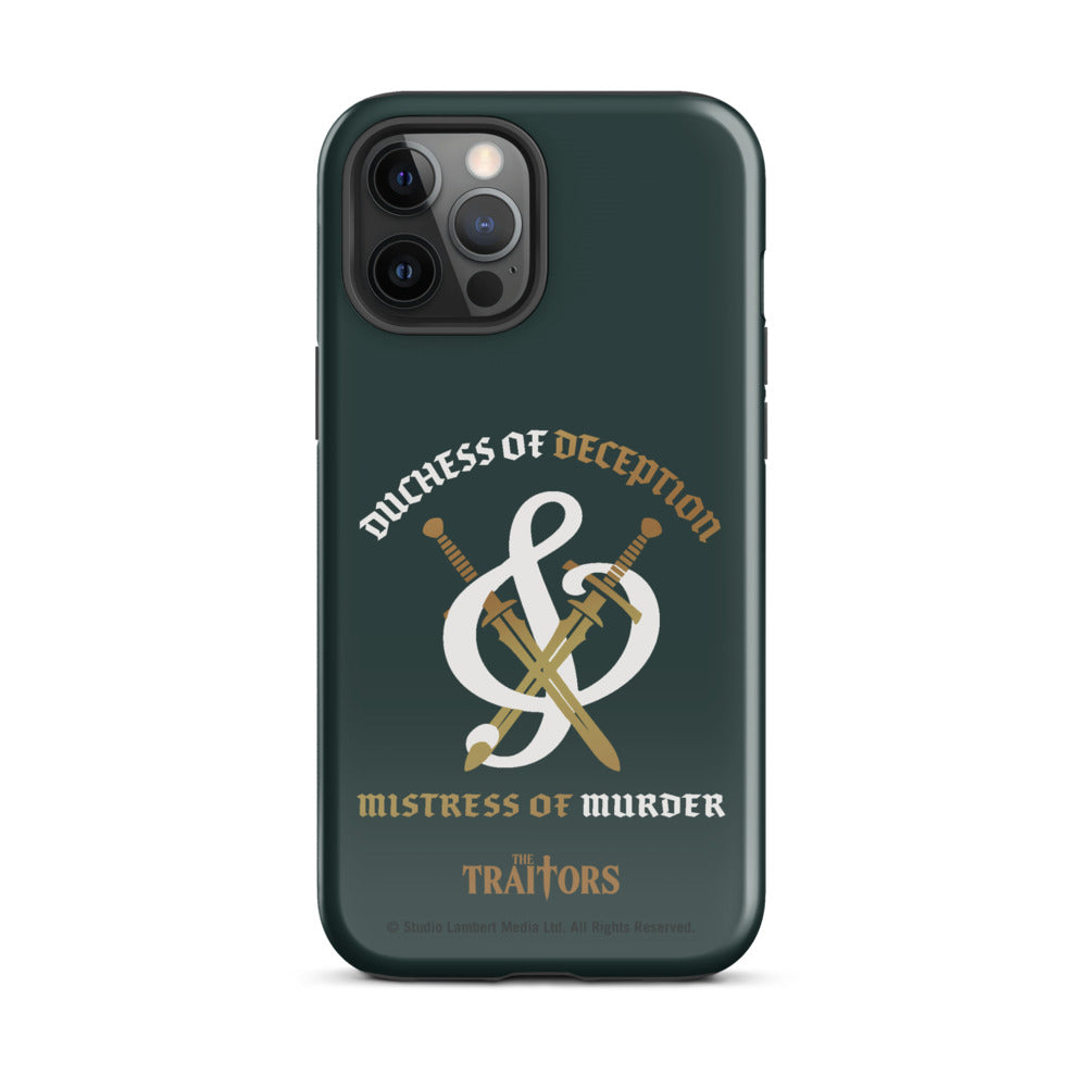 The Traitors Duchess of Deception and Mistress of Murder Tough iPhone Case iPhone 12 Pro Max