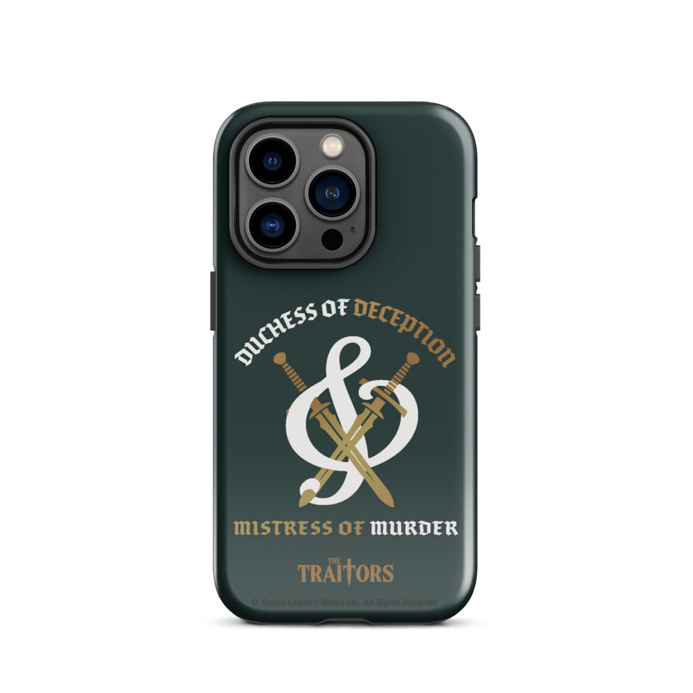 The Traitors Duchess of Deception and Mistress of Murder Tough iPhone Case iPhone 14 Pro