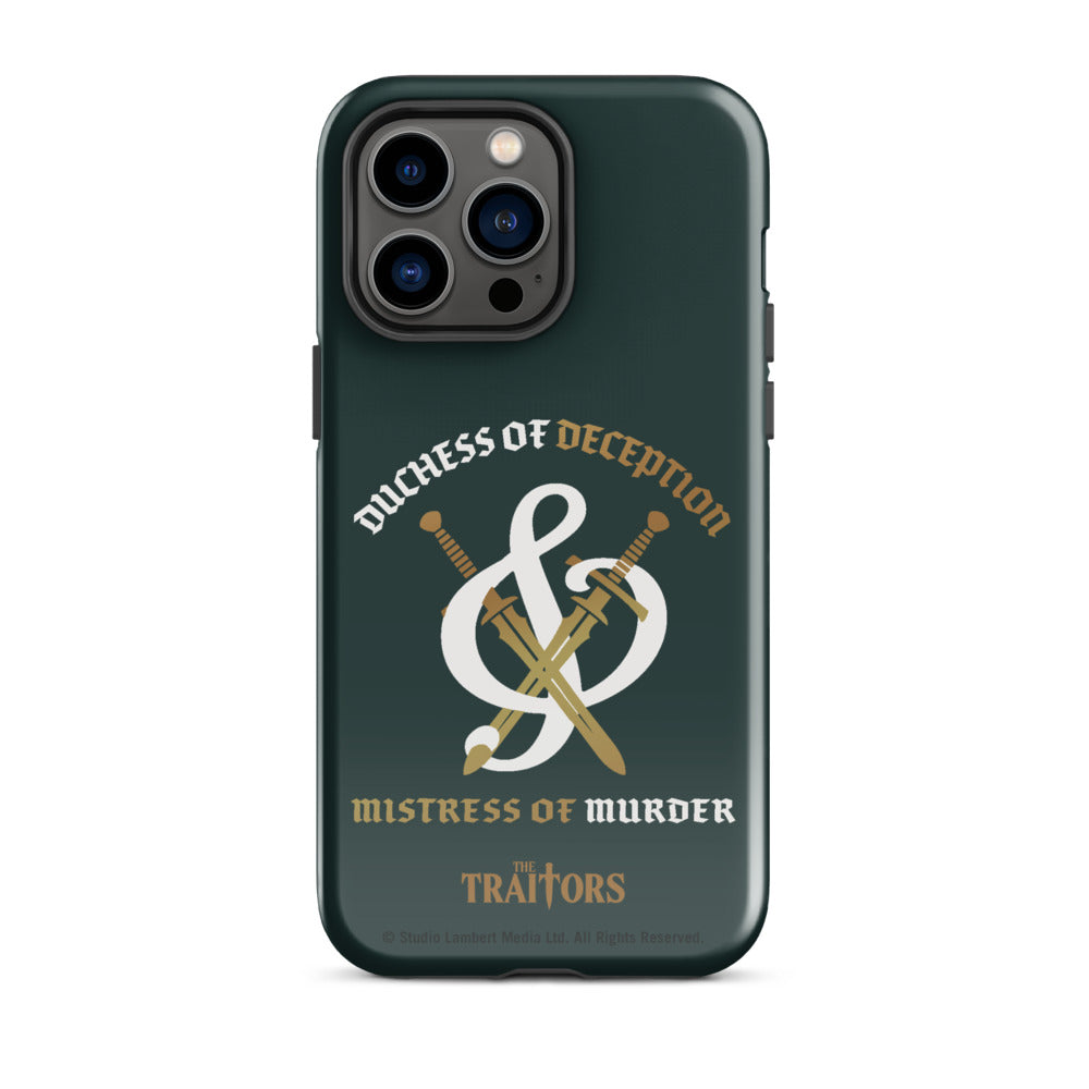The Traitors Duchess of Deception and Mistress of Murder Tough iPhone Case iPhone 14 Pro Max