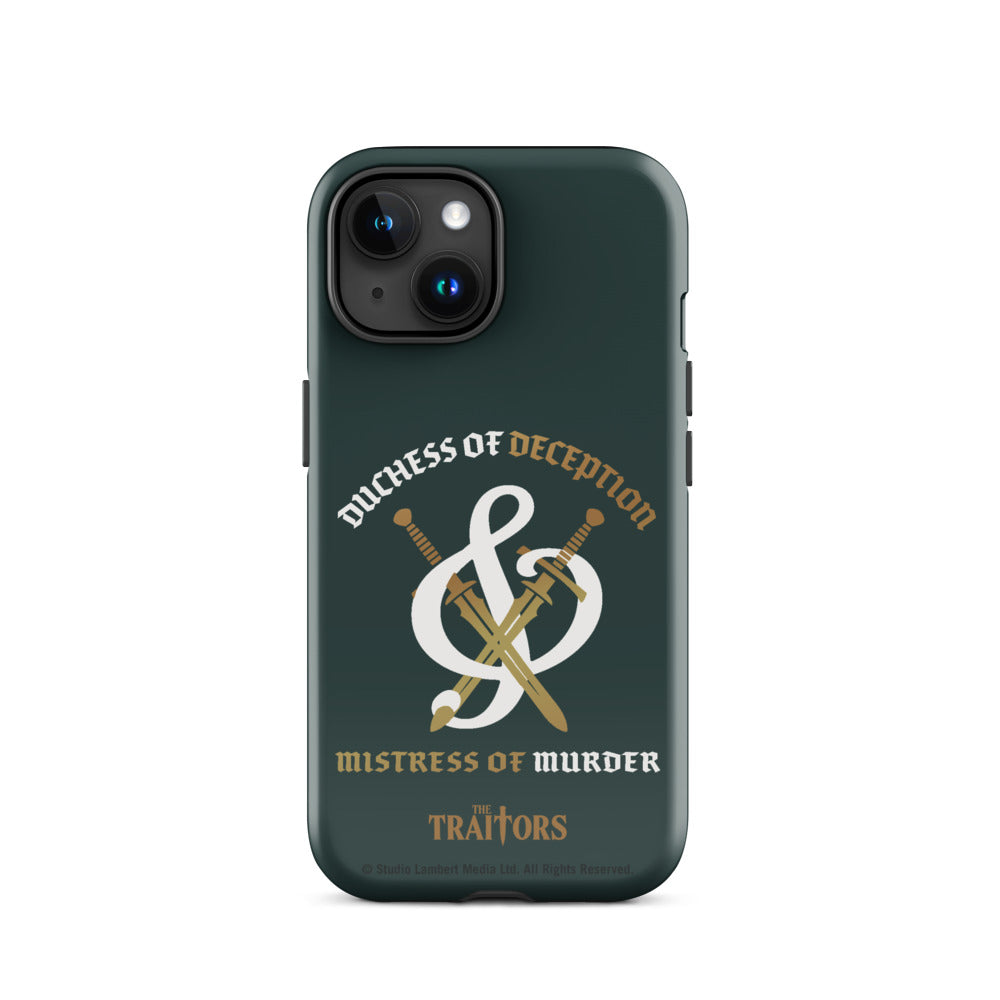 The Traitors Duchess of Deception and Mistress of Murder Tough iPhone Case iPhone 15