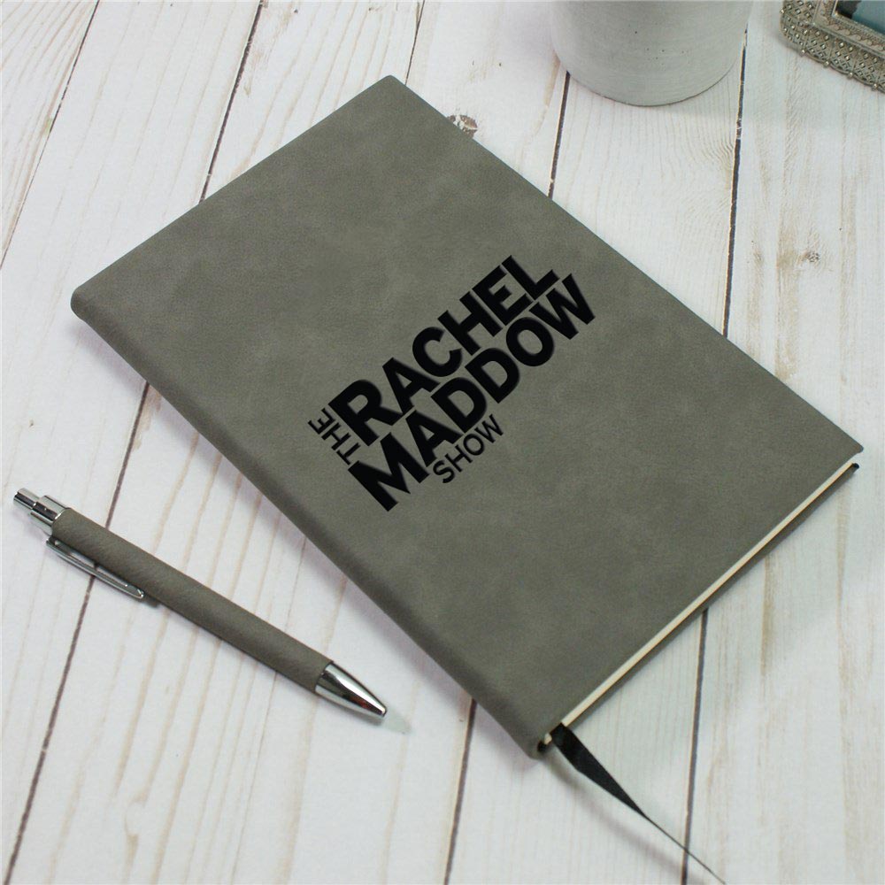The Rachel Maddow Show Laser Etched Notebook