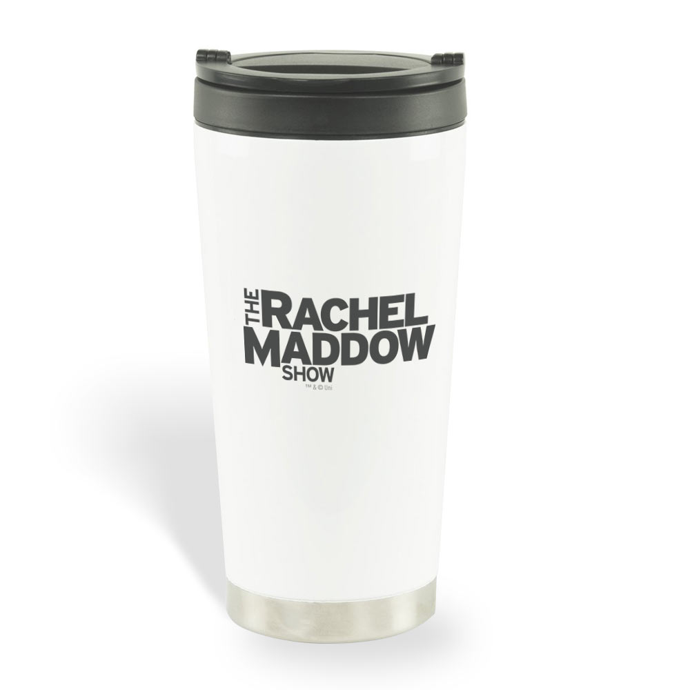 The Rachel Maddow Show Logo Travel Mug