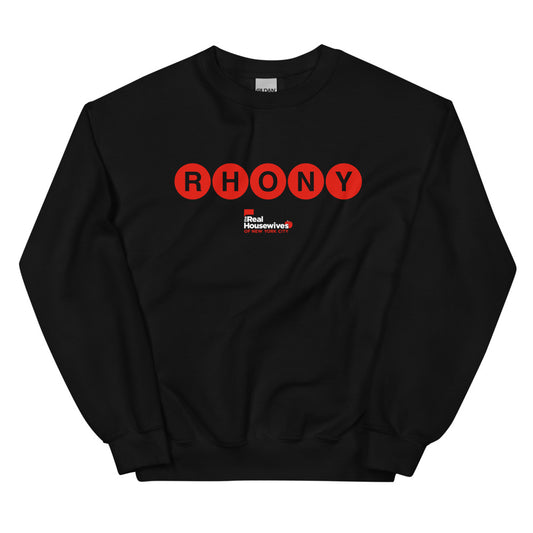 The Real Housewives of New York City Subway Sign Crewneck