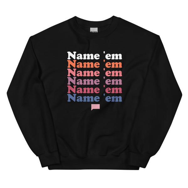 トップス Materialize Wear crew neck sweater The Real Housewives of Beverly Hills Name Em Crewneck