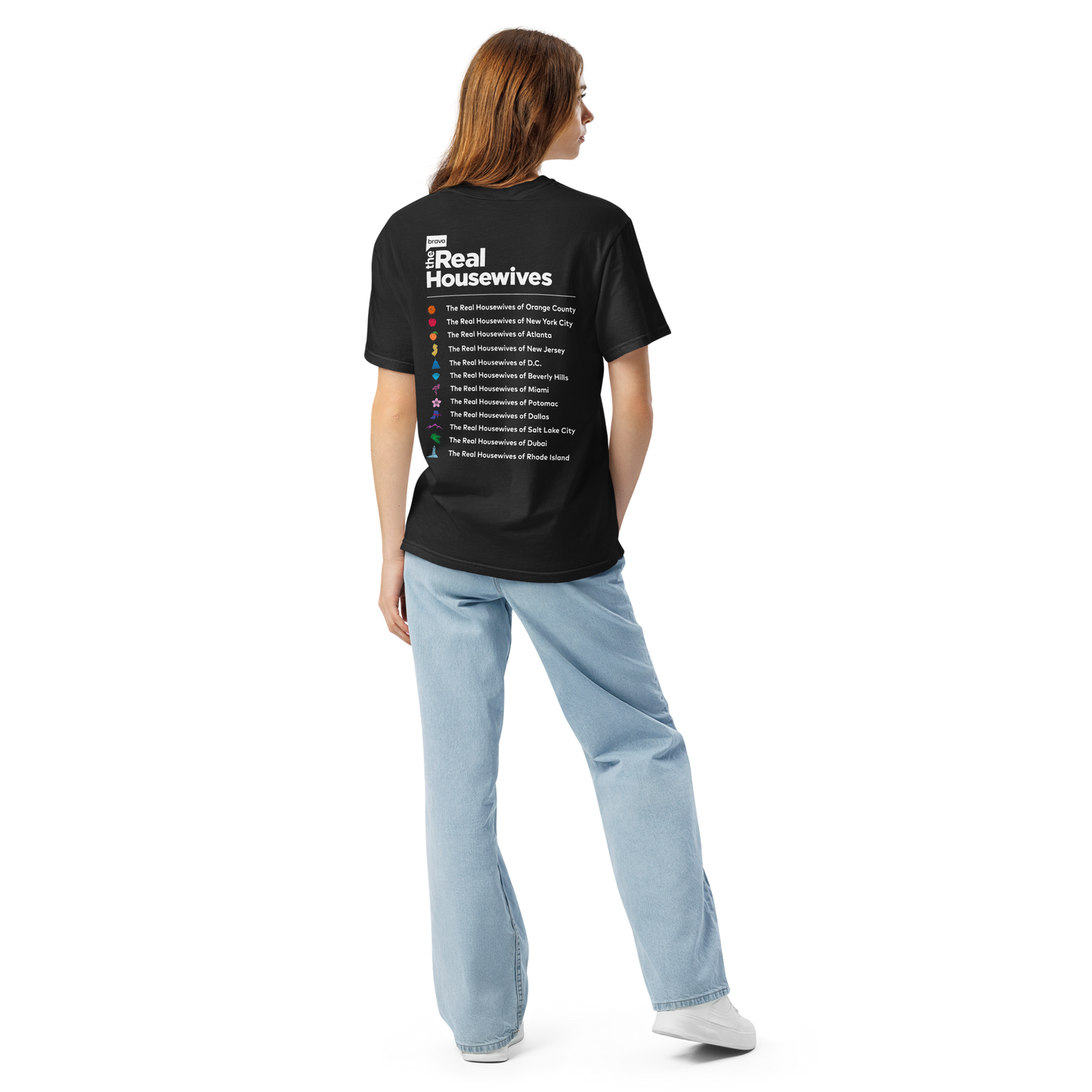 The Real Housewives 20th Anniversary T-Shirt Show Lineup