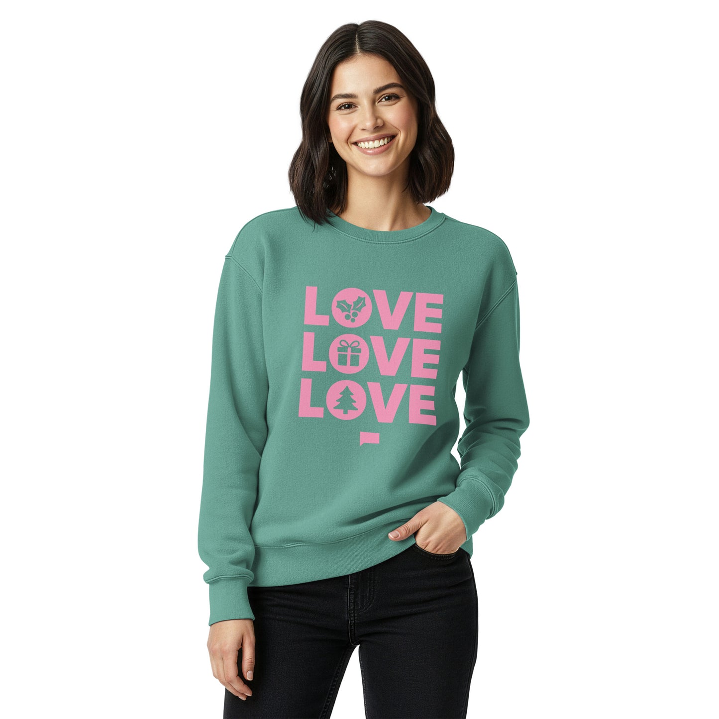 Bravo Sweatshirt Love Love Love Holiday