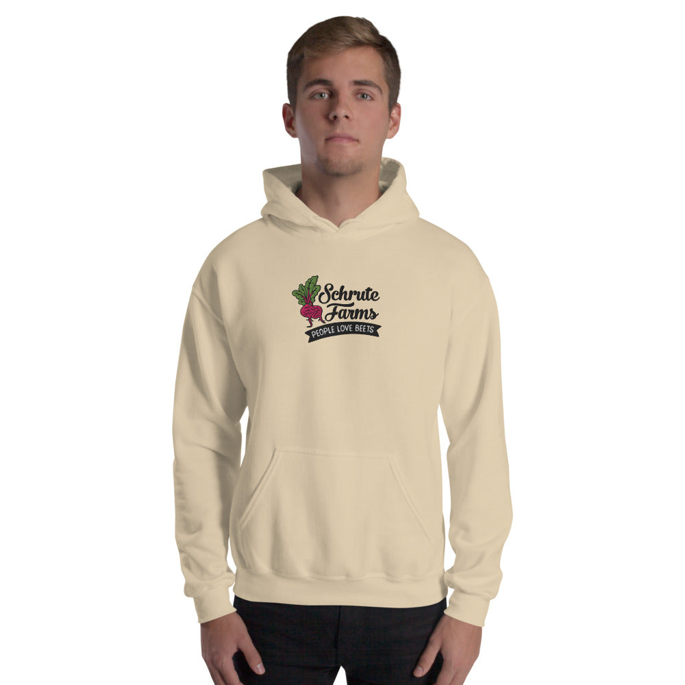 My Icon Art & Clothing Office Schrute Farms Bed & Breakfast Comedy TV Adults Hoodie, Dark Blue My Icon Art & Clothing Office Schrute Farms Bed & Breakfast Comedy TV Adults Hoodie, Dark Blue