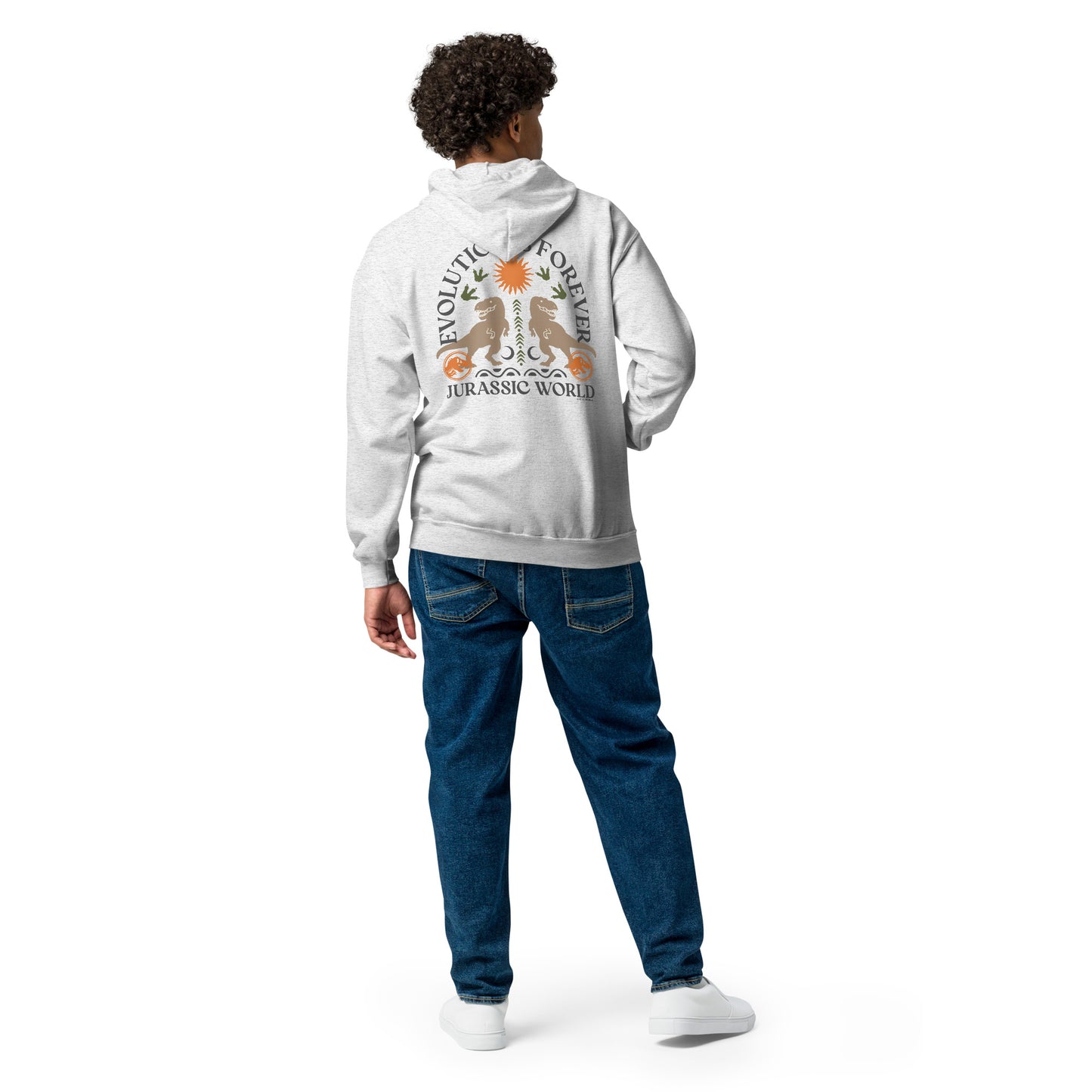 Jurassic World Zip-Up Hoodie Evolution is Forever