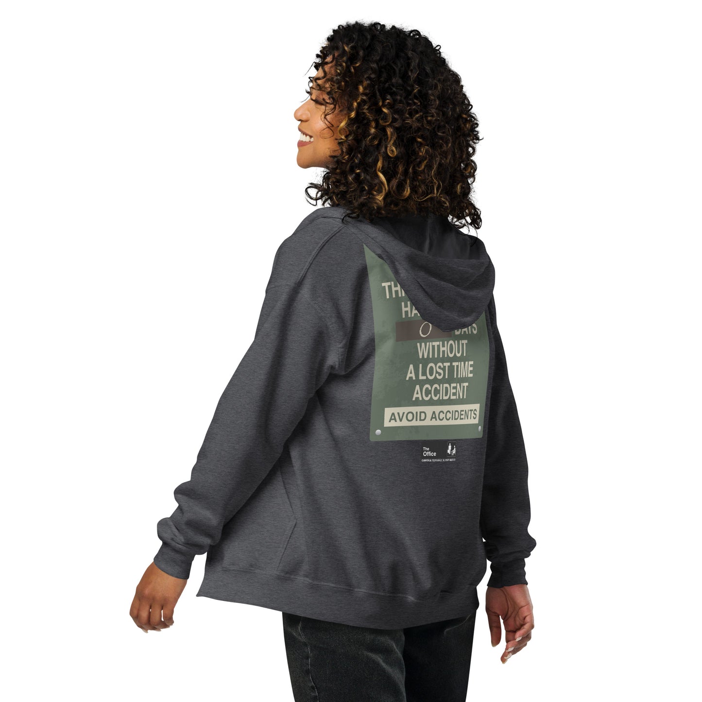 The Office Zip-Up Hoodie Dunder Mifflin
