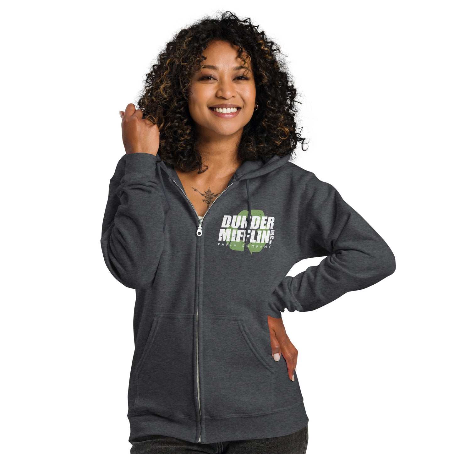 The Office Zip-Up Hoodie Dunder Mifflin