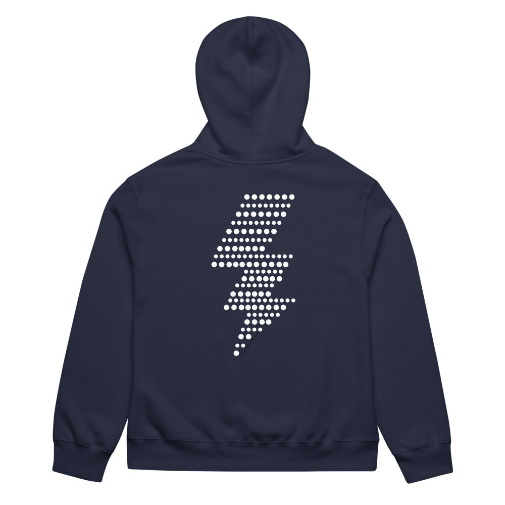 Song Sung Blue Hoodie Lightning Bolt Navy