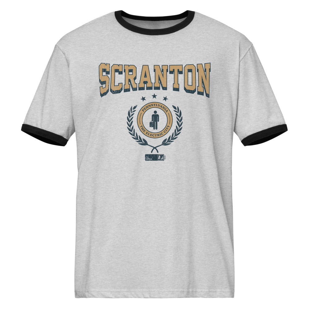 The Office Ringer T-Shirt Scranton Heather Gray / Black
