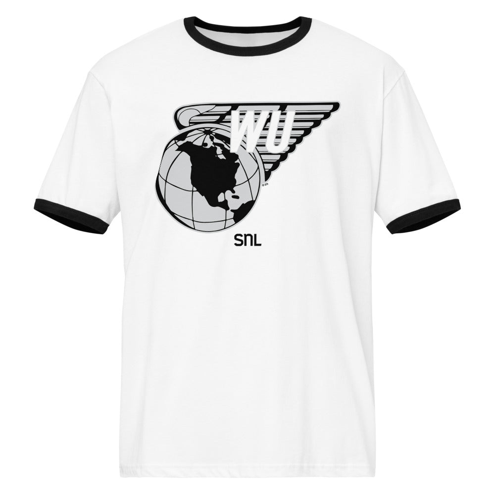 Saturday Night Live Drunk Ringer T-Shirt "Weekend Update" White / Black