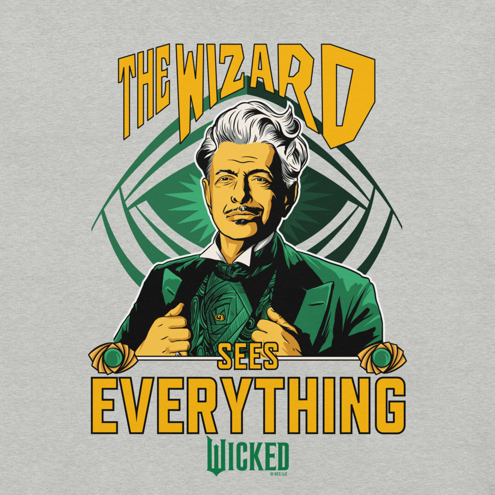 Wicked: For Good T-Shirt The Wizard Sees Everything