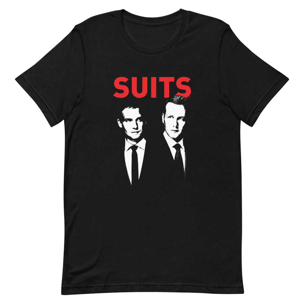 Suits Mike & Harvey Unisex T-Shirt Black / XL