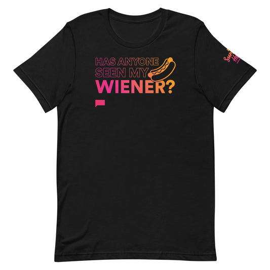 Summer House Has Anyone Seen My Wiener Adult Short Sleeve T-Shirt