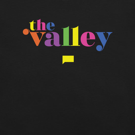The Valley Rainbow Logo Adult Short Sleeve T-Shirt
