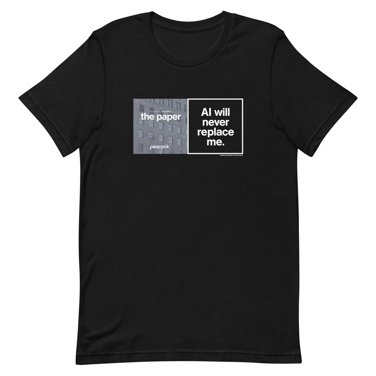 The Paper T-Shirt AI Will Never Replace Me