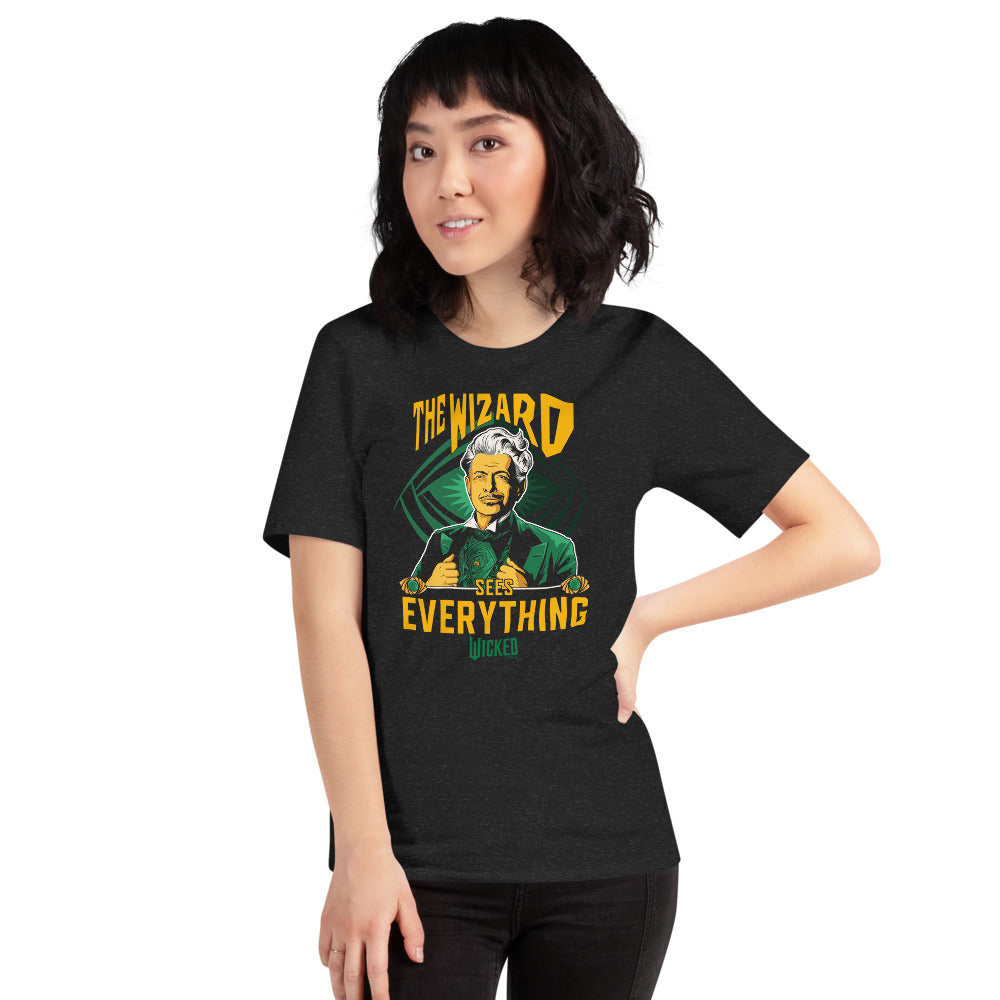 Wicked: For Good T-Shirt The Wizard Sees Everything