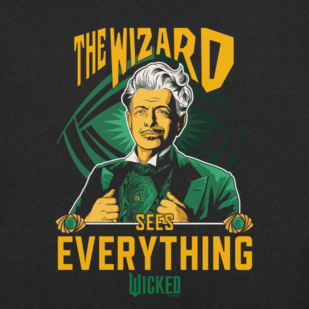 Wicked: For Good T-Shirt The Wizard Sees Everything
